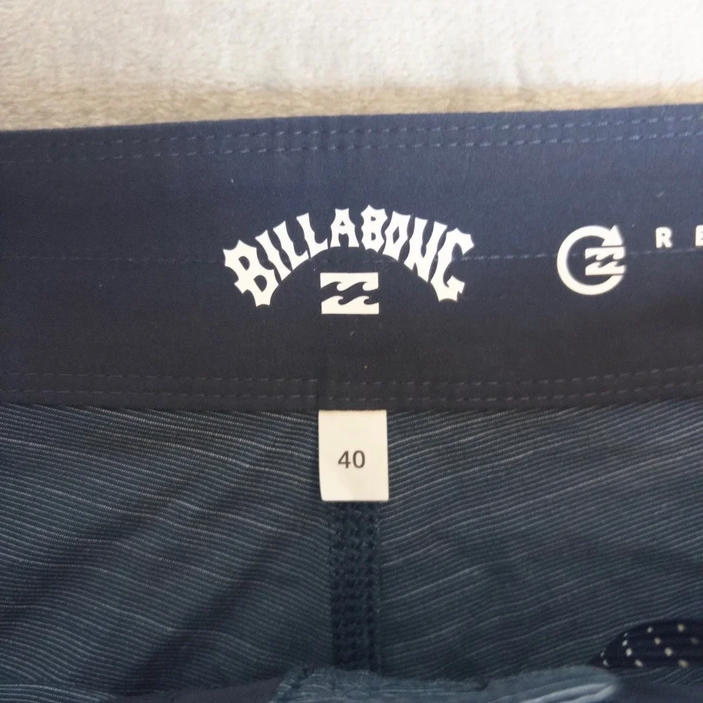 Billabong Boardshorts Mens 40 Blue 73 Pro Recycler Performance Swim Trunks